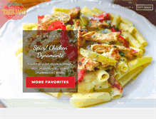 Tablet Screenshot of cucinatagliani.com